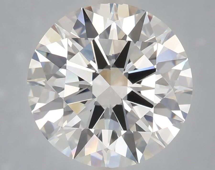 4.10 Carat Round Shaped, Ideal Cut, F Color, VVS2 Clarity, IGI Certified Lab Grown Diamond