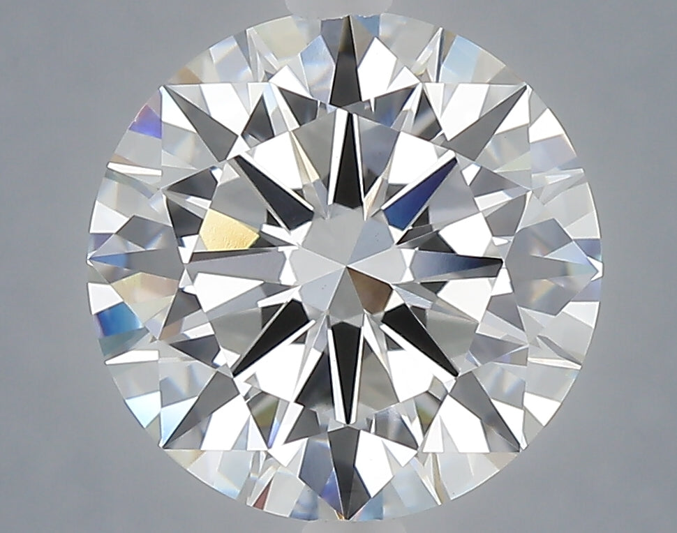 4.04 Carat Round Shaped, Excellent Cut, E Color, VVS2 Clarity, IGI Certified Lab Grown Diamond