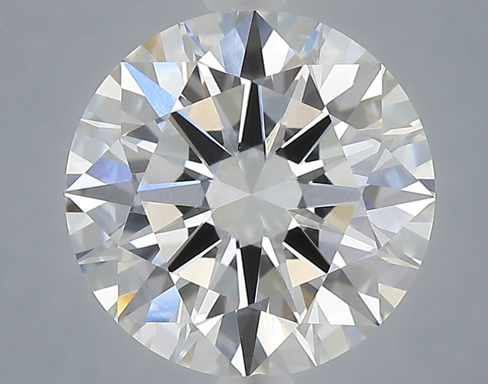 4.05 Carat Round Shaped, Excellent Cut, E Color, VVS2 Clarity, IGI Certified Lab Grown Diamond