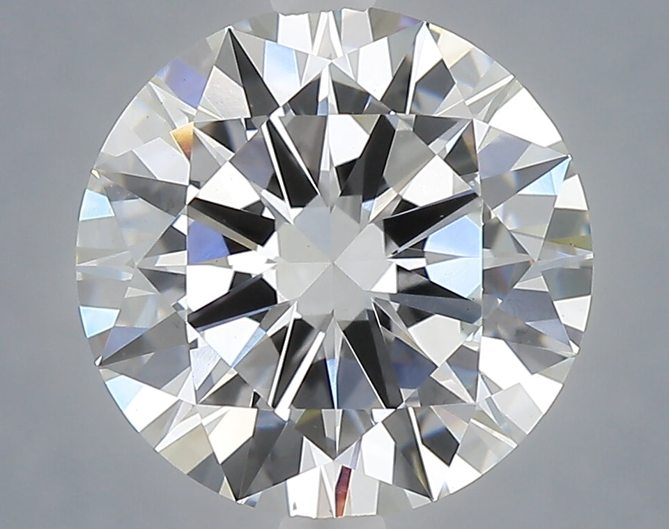 4.00 Carat Round Shaped, Excellent Cut, E Color, VS1 Clarity, IGI Certified Lab Grown Diamond