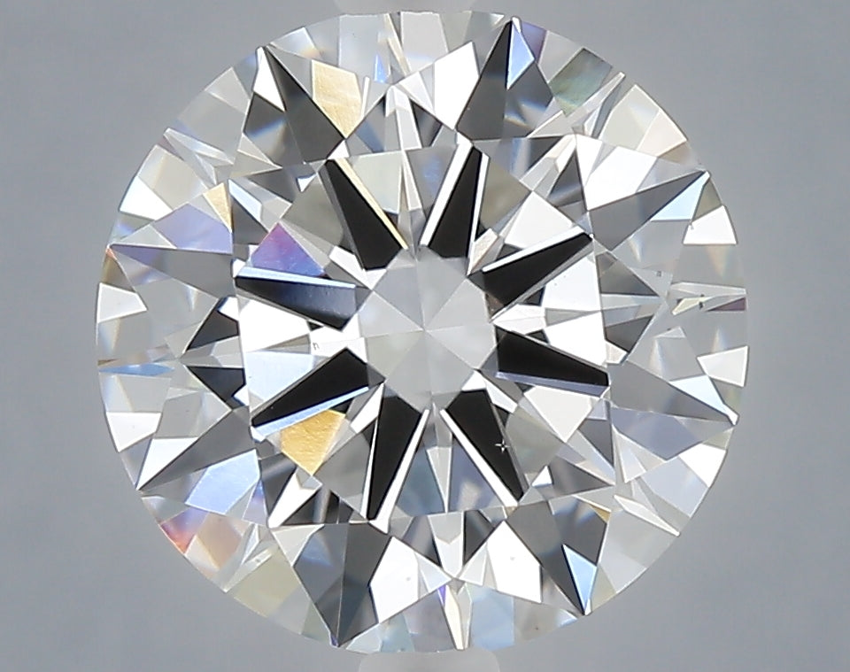 4.06 Carat Round Shaped, Excellent Cut, E Color, VS1 Clarity, IGI Certified Lab Grown Diamond