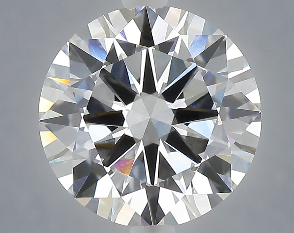 4.07 Carat Round Shaped, Excellent Cut, F Color, VS1 Clarity, IGI Certified Lab Grown Diamond