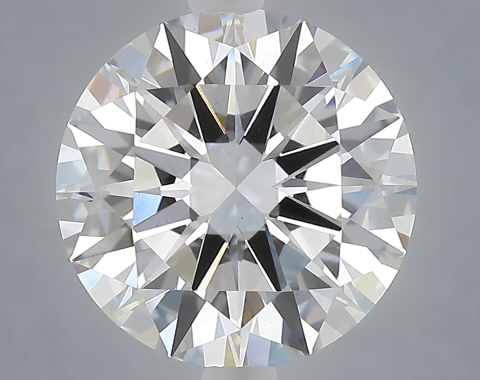 4.08 Carat Round Shaped, Excellent Cut, E Color, VS1 Clarity, IGI Certified Lab Grown Diamond