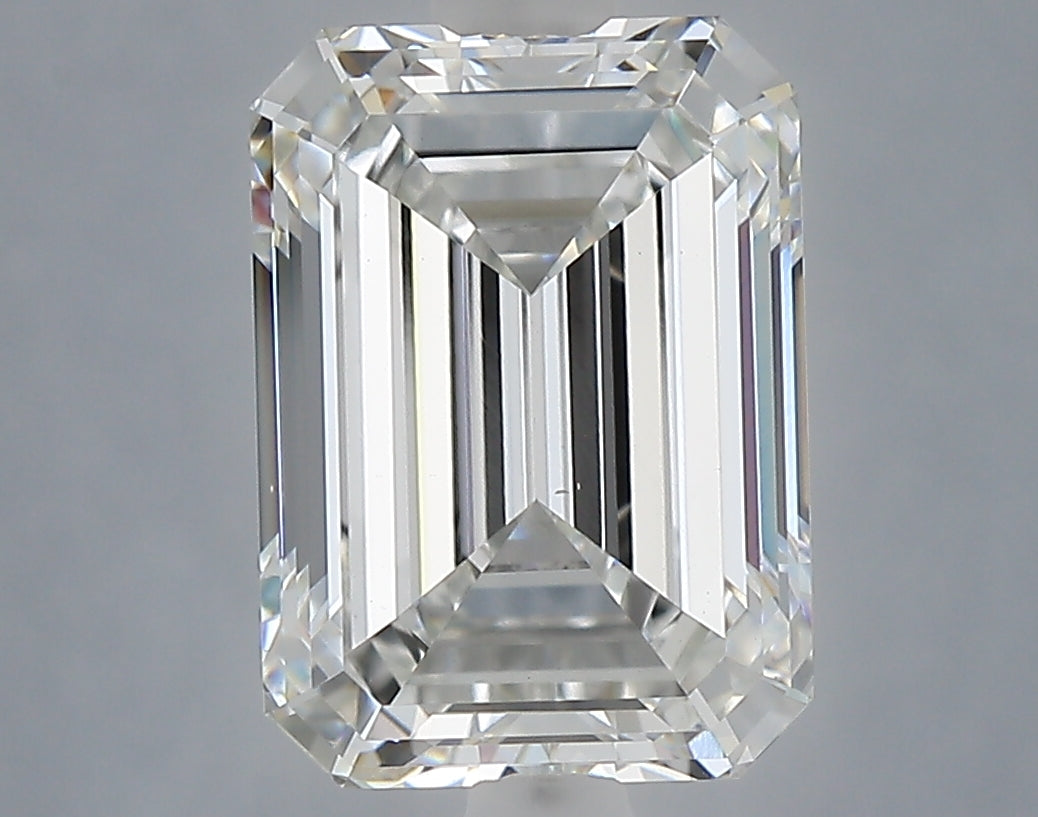 4.01 Carat Emerald Shaped, Excellent Cut, F Color, VS1 Clarity, IGI Certified Lab Grown Diamond