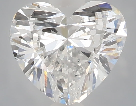 1.07 Carat Heart Shaped, Excellent Cut, D Color, VVS2 Clarity, IGI Certified Lab Grown Diamond