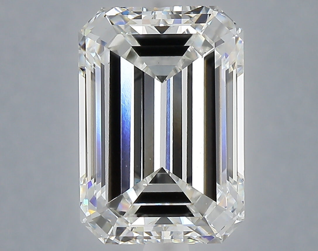 5.03 Carat Emerald Shaped, Ideal Cut, G Color, VS2 Clarity, IGI Certified Lab Grown Diamond