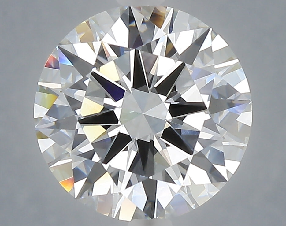 4.09 Carat Round Shaped, Excellent Cut, E Color, VS1 Clarity, IGI Certified Lab Grown Diamond