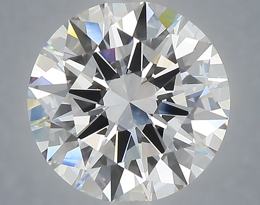 4.04 Carat Round Shaped, Excellent Cut, F Color, VS1 Clarity, IGI Certified Lab Grown Diamond