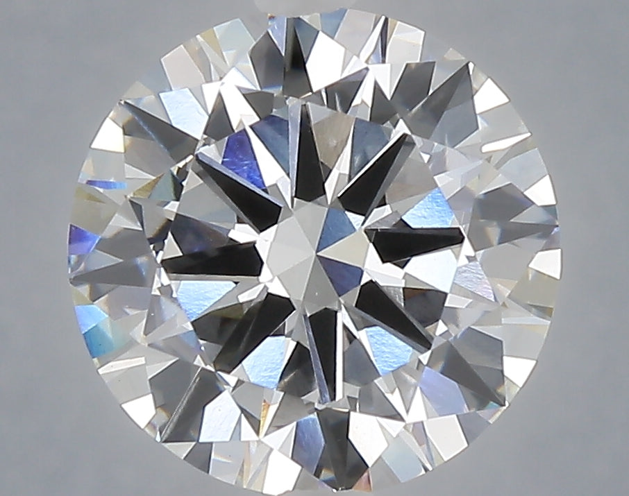 4.03 Carat Round Shaped, Excellent Cut, E Color, VVS2 Clarity, IGI Certified Lab Grown Diamond