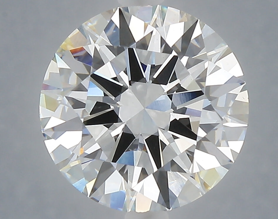 4.03 Carat Round Shaped, Excellent Cut, F Color, VVS2 Clarity, IGI Certified Lab Grown Diamond