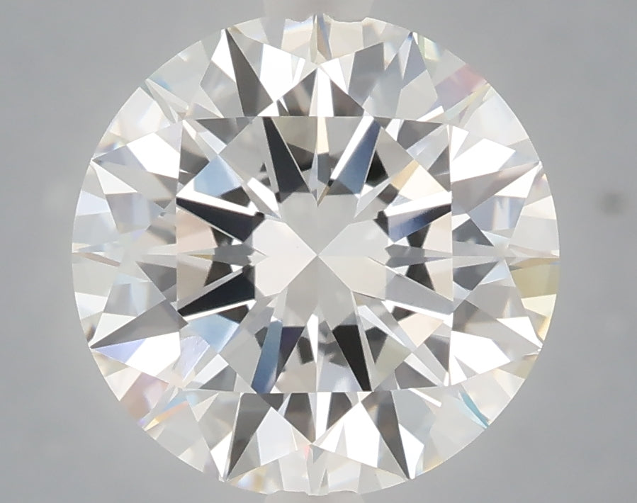 4.08 Carat Round Shaped, Excellent Cut, F Color, VVS2 Clarity, IGI Certified Lab Grown Diamond