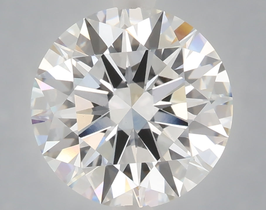 4.09 Carat Round Shaped, Excellent Cut, E Color, VVS2 Clarity, IGI Certified Lab Grown Diamond