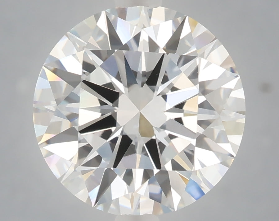 4.04 Carat Round Shaped, Ideal Cut, F Color, VVS2 Clarity, IGI Certified Lab Grown Diamond