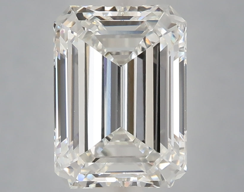 2.60 Carat Emerald Shaped, Ideal Cut, F Color, VS1 Clarity, IGI Certified Lab Grown Diamond