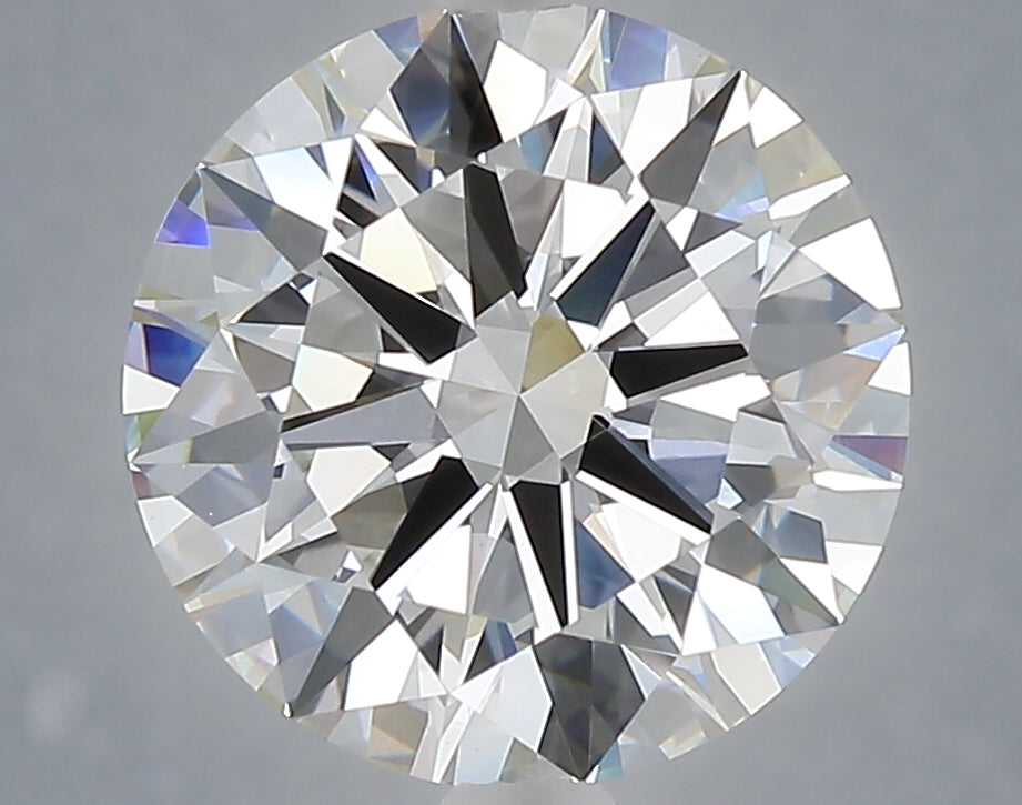 4.05 Carat Round Shaped, Excellent Cut, F Color, VVS2 Clarity, IGI Certified Lab Grown Diamond