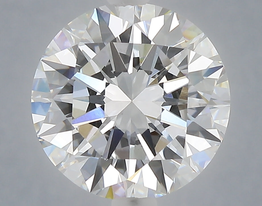 4.02 Carat Round Shaped, Excellent Cut, E Color, VVS2 Clarity, IGI Certified Lab Grown Diamond