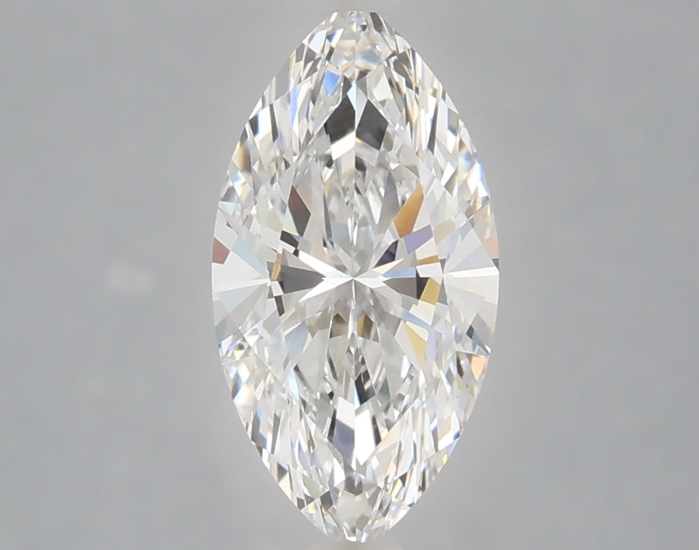 1.58 Carat Marquise Shaped, Ideal Cut, D Color, VVS2 Clarity, IGI Certified Lab Grown Diamond