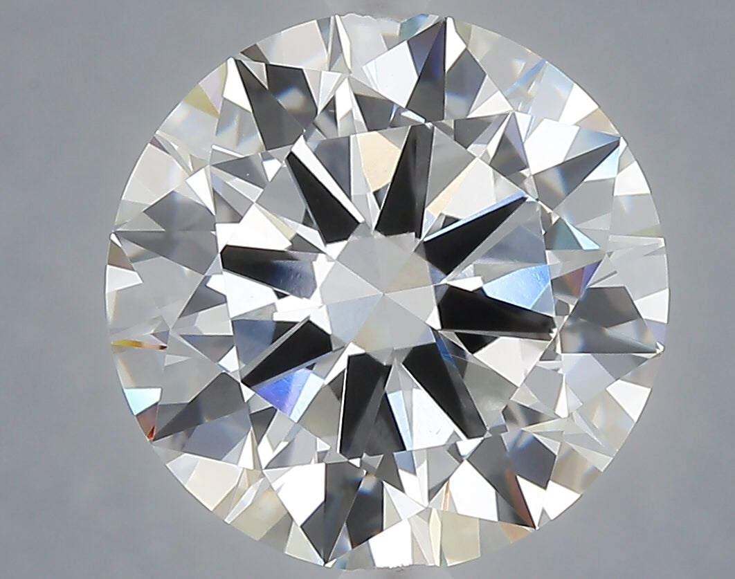 5.01 Carat Round Shaped, Excellent Cut, F Color, VVS2 Clarity, IGI Certified Lab Grown Diamond