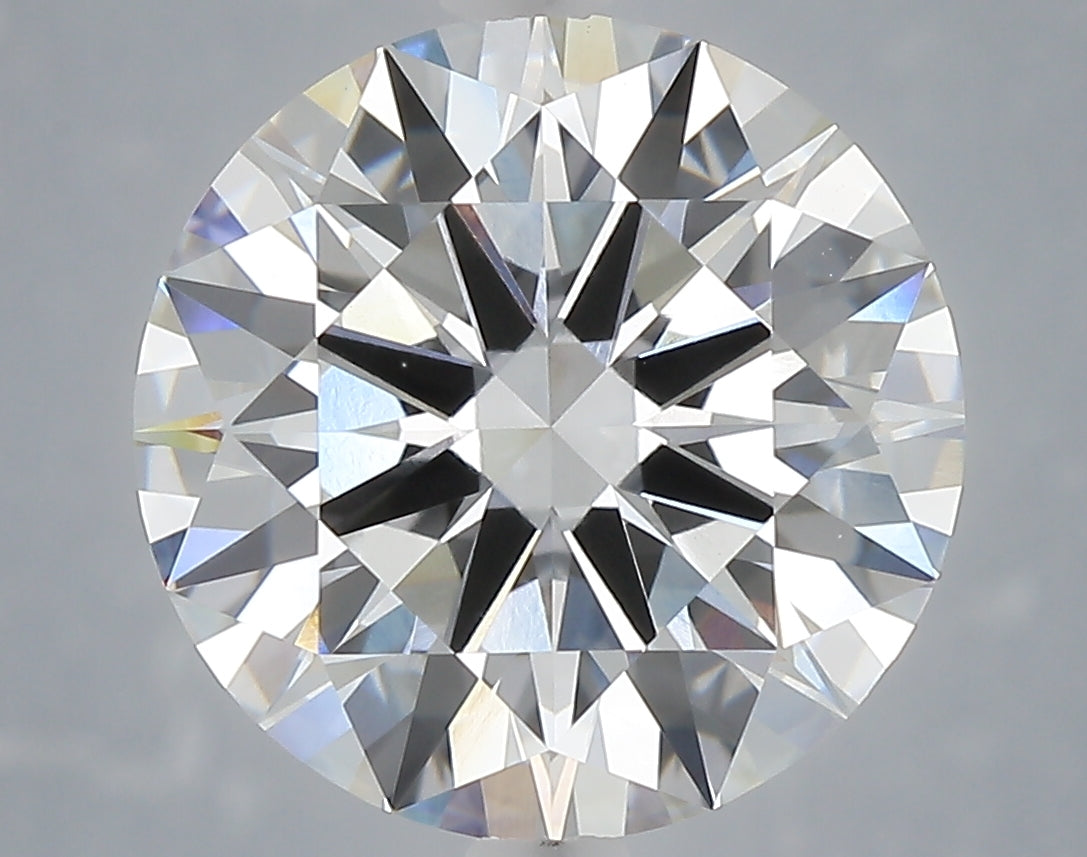 5.09 Carat Round Shaped, Excellent Cut, E Color, VVS2 Clarity, IGI Certified Lab Grown Diamond