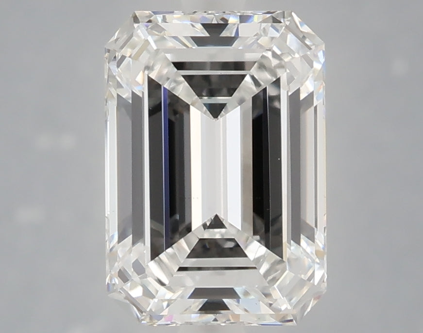 2.73 Carat Emerald Shaped, Ideal Cut, E Color, VS1 Clarity, IGI Certified Lab Grown Diamond