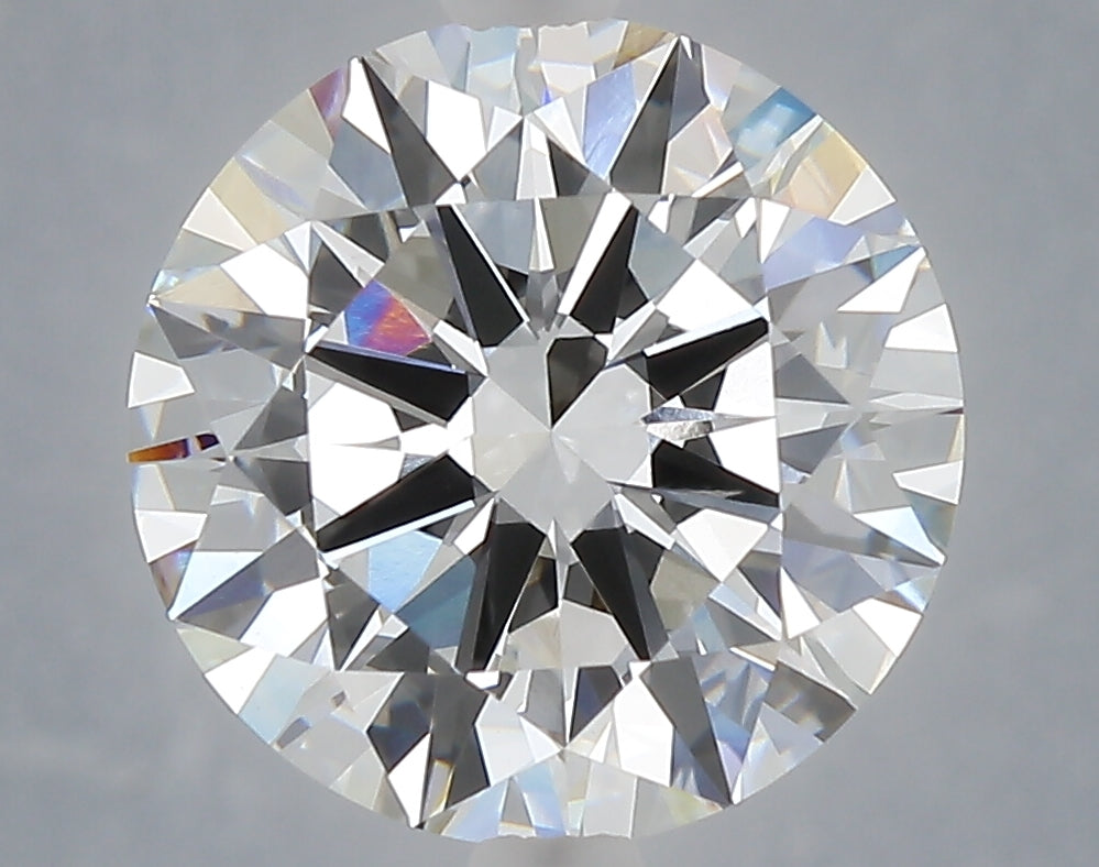 5.03 Carat Round Shaped, Excellent Cut, E Color, VVS2 Clarity, IGI Certified Lab Grown Diamond