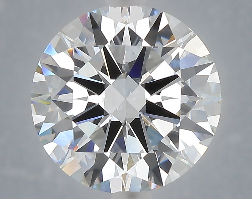 5.06 Carat Round Shaped, Excellent Cut, E Color, VVS2 Clarity, IGI Certified Lab Grown Diamond