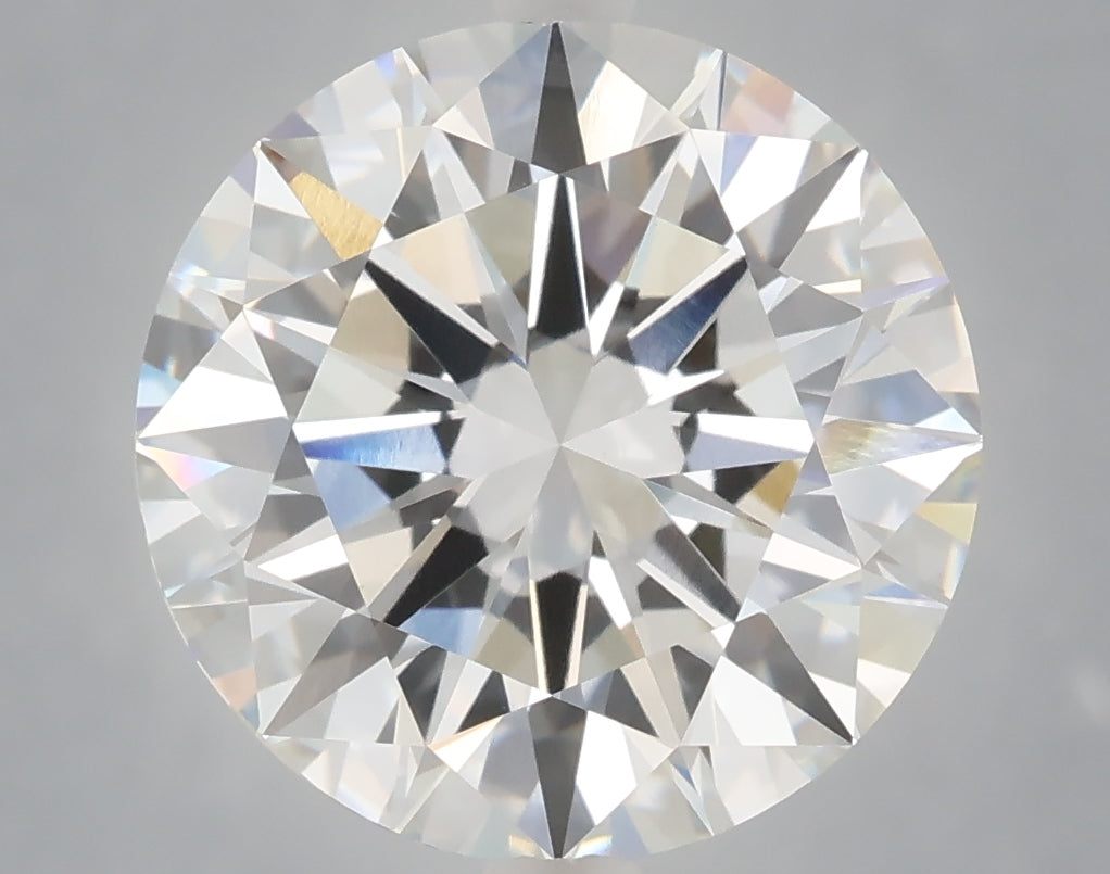 6.02 Carat Round Shaped, Excellent Cut, E Color, VVS2 Clarity, IGI Certified Lab Grown Diamond