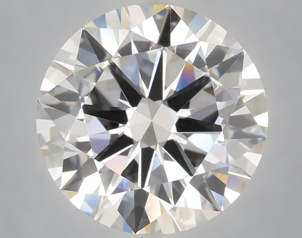 6.02 Carat Round Shaped, Excellent Cut, E Color, VVS2 Clarity, IGI Certified Lab Grown Diamond
