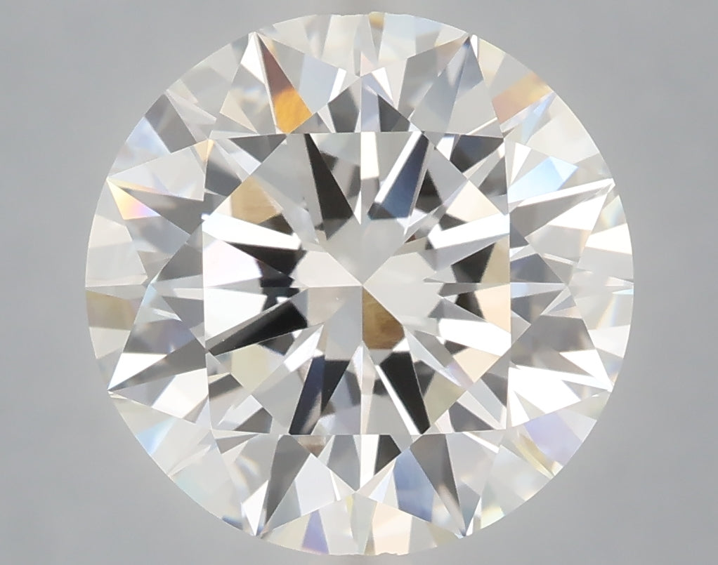 6.02 Carat Round Shaped, Excellent Cut, E Color, VVS2 Clarity, IGI Certified Lab Grown Diamond