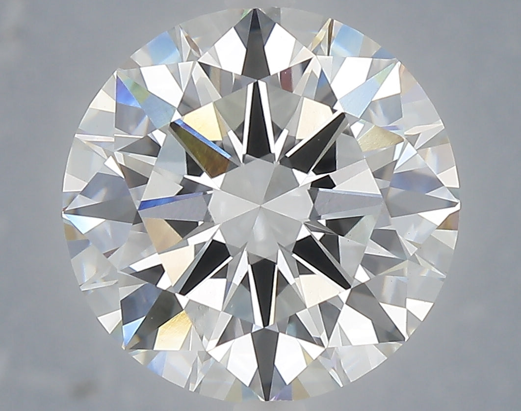 6.02 Carat Round Shaped, Excellent Cut, E Color, VVS2 Clarity, IGI Certified Lab Grown Diamond