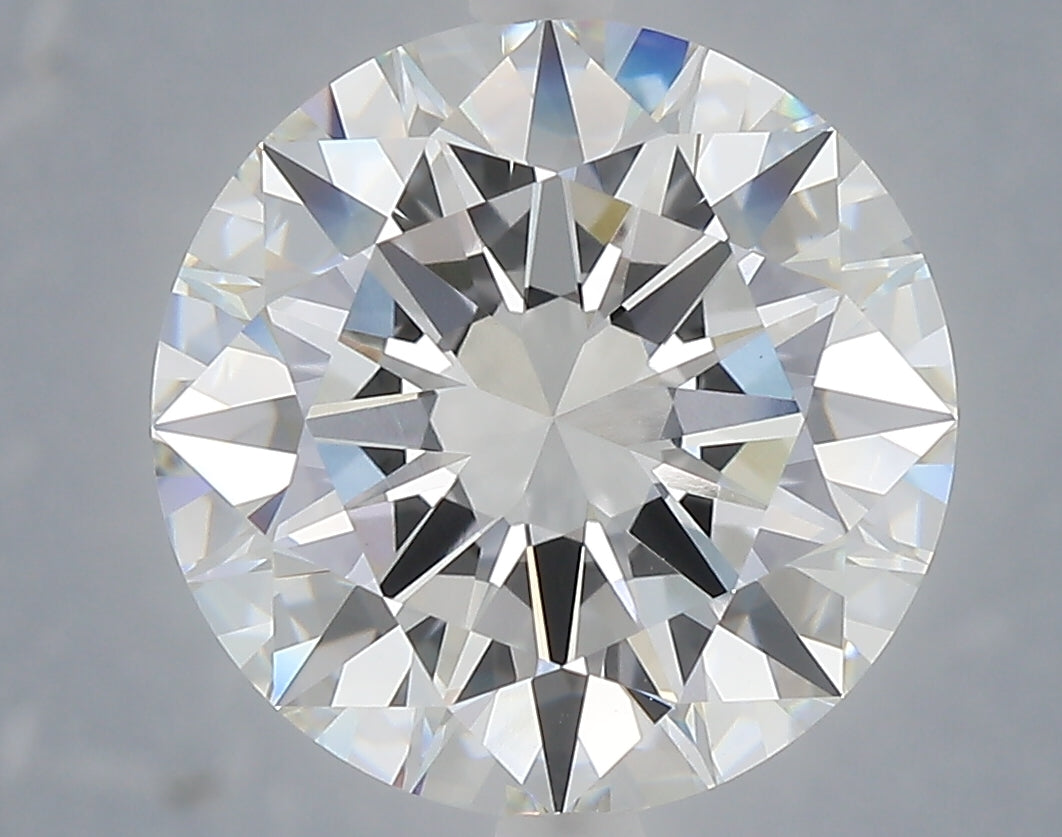 6.00 Carat Round Shaped, Excellent Cut, E Color, VVS2 Clarity, IGI Certified Lab Grown Diamond