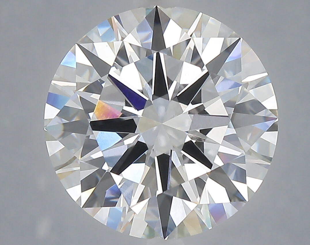 6.04 Carat Round Shaped, Ideal Cut, E Color, VVS2 Clarity, IGI Certified Lab Grown Diamond