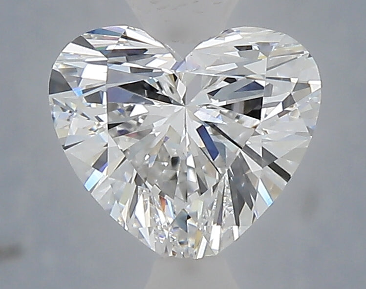 1.58 Carat Heart Shaped, Ideal Cut, E Color, VVS2 Clarity, IGI Certified Lab Grown Diamond