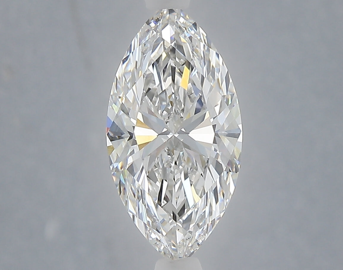 2.10 Carat Marquise Shaped, Ideal Cut, E Color, VVS2 Clarity, IGI Certified Lab Grown Diamond