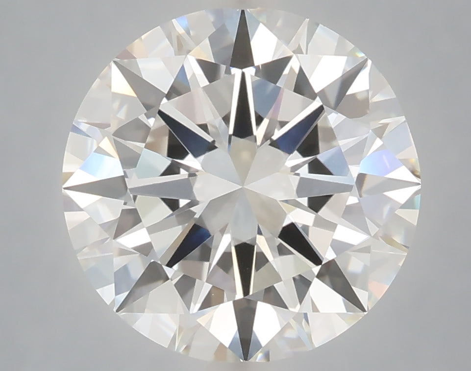 5.00 Carat Round Shaped, Excellent Cut, F Color, VVS2 Clarity, IGI Certified Lab Grown Diamond