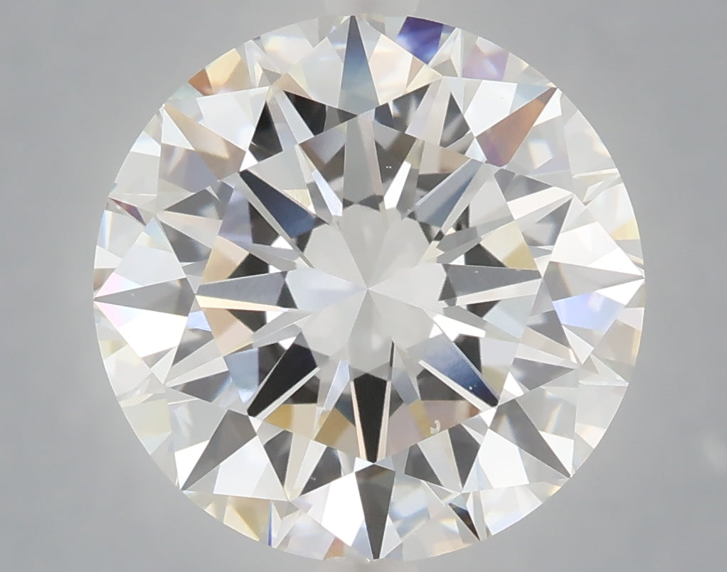 6.00 Carat Round Shaped, Excellent Cut, F Color, VS1 Clarity, IGI Certified Lab Grown Diamond