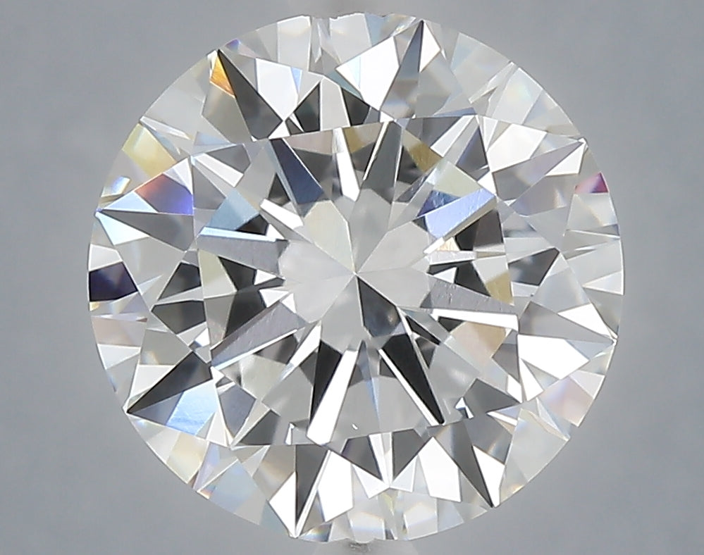 5.01 Carat Round Shaped, Excellent Cut, F Color, VS1 Clarity, IGI Certified Lab Grown Diamond