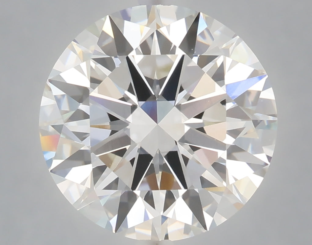 6.01 Carat Round Shaped, Excellent Cut, E Color, VVS2 Clarity, IGI Certified Lab Grown Diamond