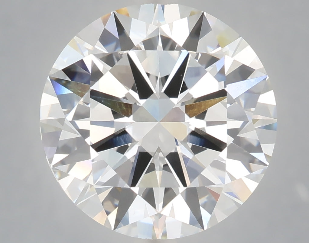 6.02 Carat Round Shaped, Excellent Cut, E Color, VVS2 Clarity, IGI Certified Lab Grown Diamond
