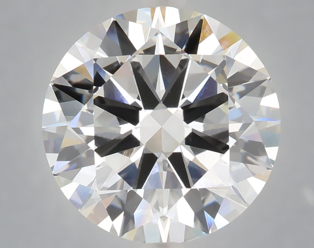 6.01 Carat Round Shaped, Excellent Cut, E Color, VVS2 Clarity, IGI Certified Lab Grown Diamond
