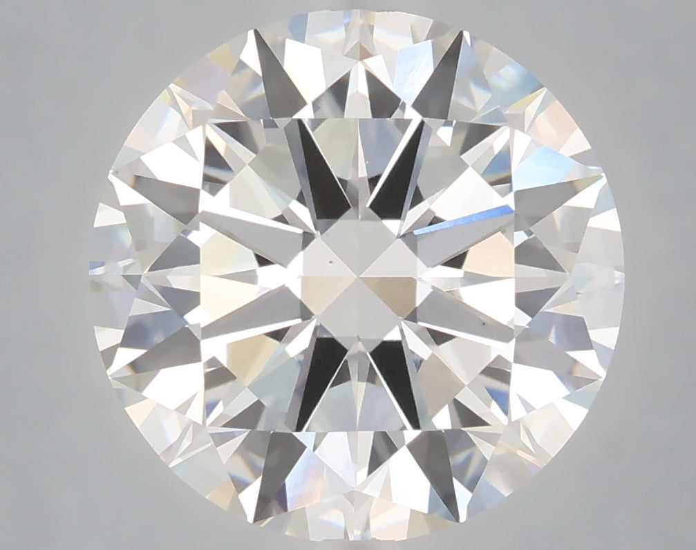 6.00 Carat Round Shaped, Excellent Cut, F Color, VS1 Clarity, IGI Certified Lab Grown Diamond
