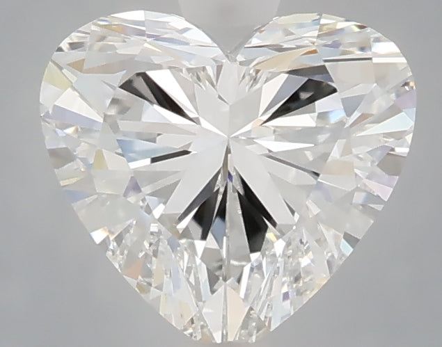 1.60 Carat Heart Shaped, Excellent Cut, D Color, VVS2 Clarity, IGI Certified Lab Grown Diamond