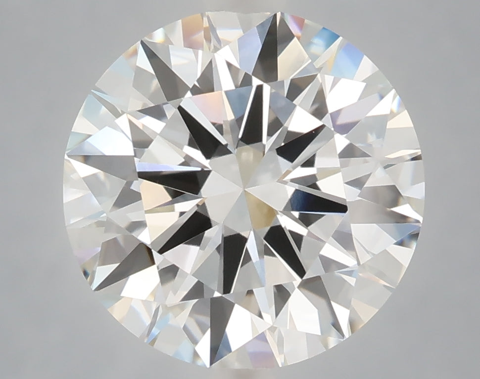 5.05 Carat Round Shaped, Excellent Cut, F Color, VVS2 Clarity, IGI Certified Lab Grown Diamond