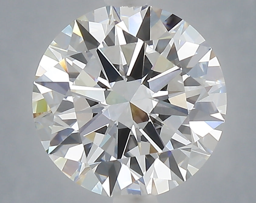 3.00 Carat Round Shaped, Excellent Cut, E Color, VVS2 Clarity, IGI Certified Lab Grown Diamond