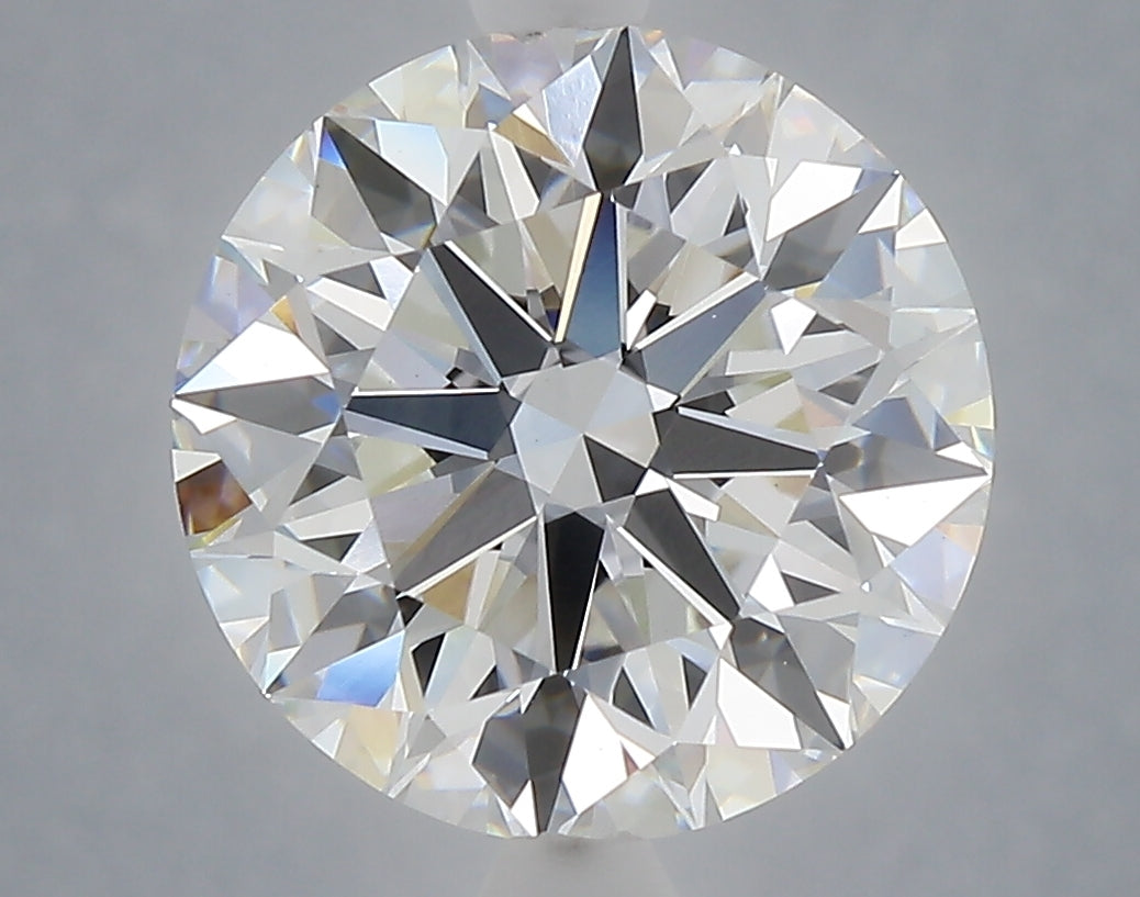 5.06 Carat Round Shaped, Excellent Cut, E Color, VVS2 Clarity, IGI Certified Lab Grown Diamond