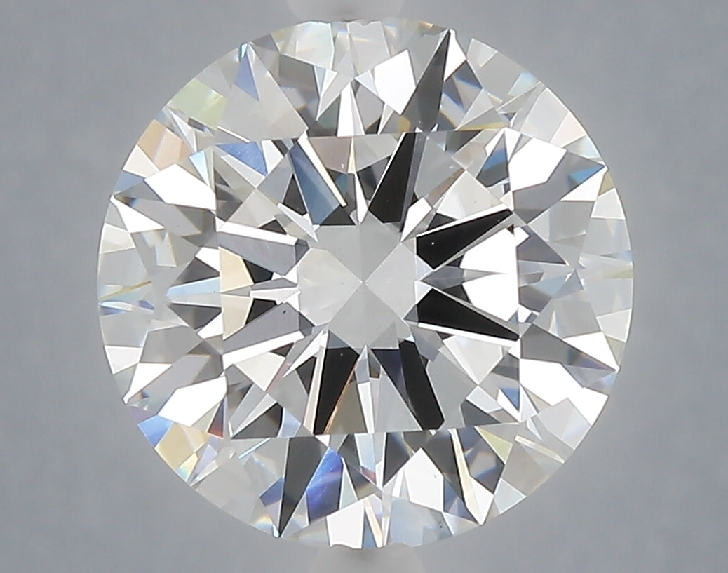 5.01 Carat Round Shaped, Ideal Cut, F Color, VS1 Clarity, IGI Certified Lab Grown Diamond