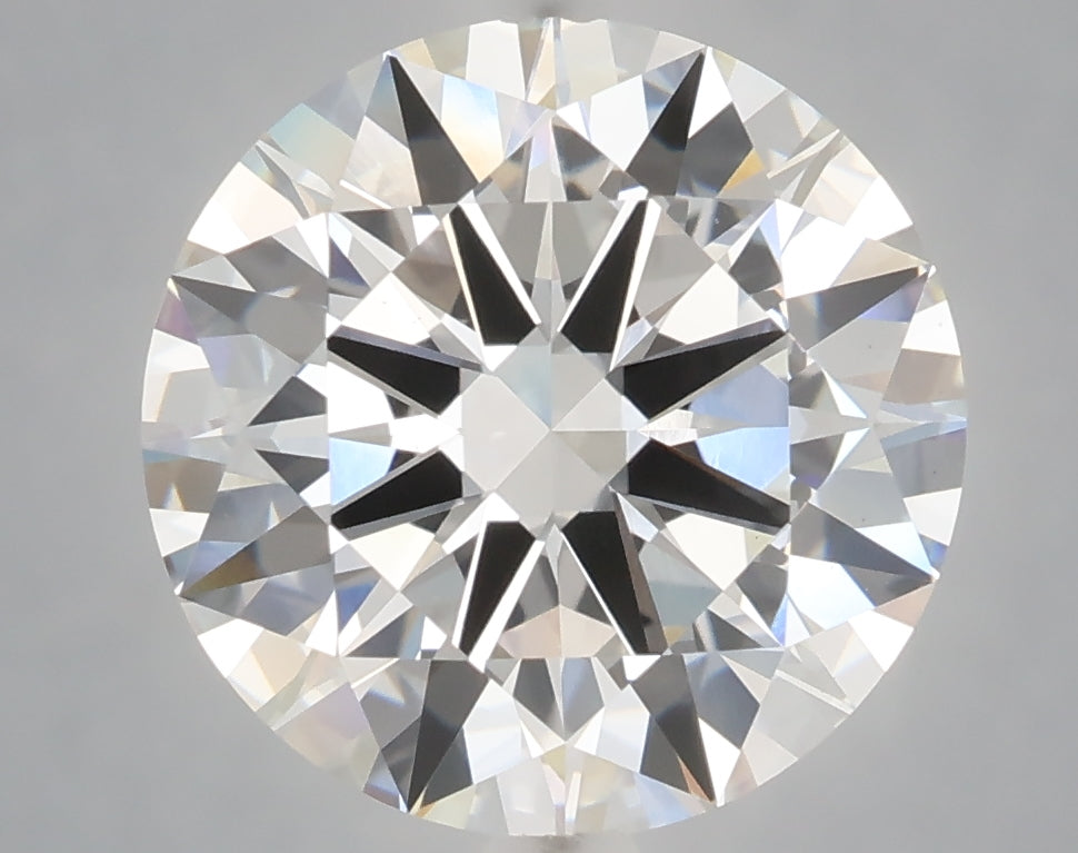 5.03 Carat Round Shaped, Excellent Cut, F Color, VS1 Clarity, IGI Certified Lab Grown Diamond