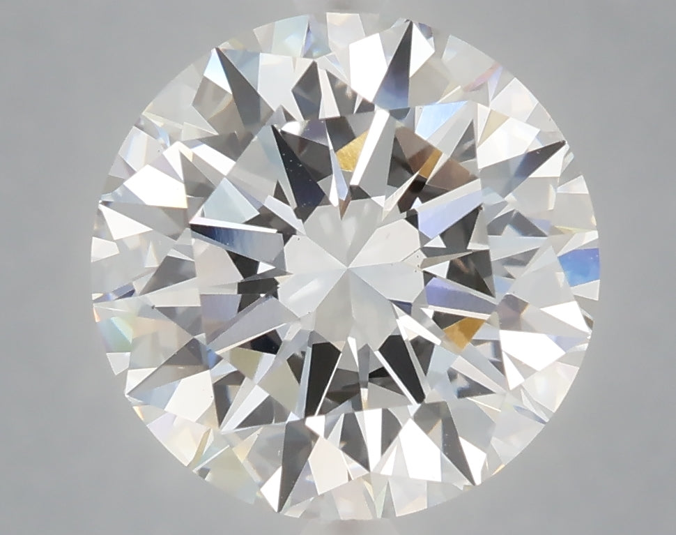 5.01 Carat Round Shaped, Excellent Cut, F Color, VS1 Clarity, IGI Certified Lab Grown Diamond