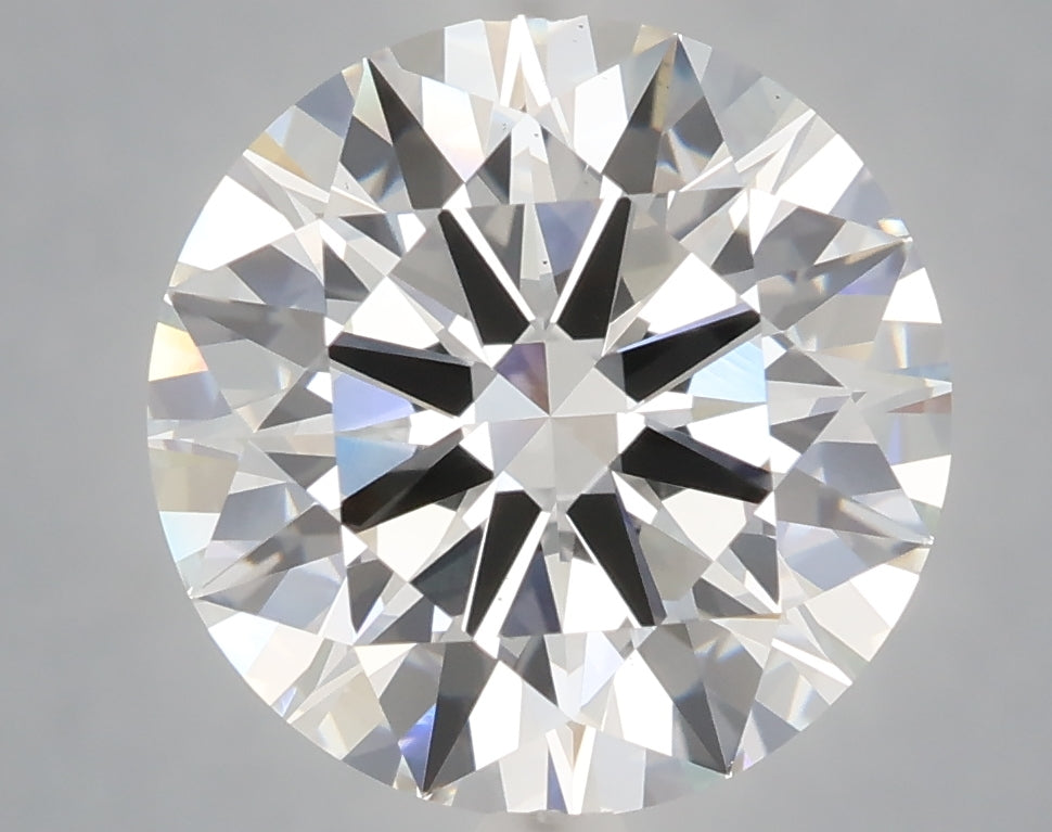 5.06 Carat Round Shaped, Excellent Cut, F Color, VS1 Clarity, IGI Certified Lab Grown Diamond