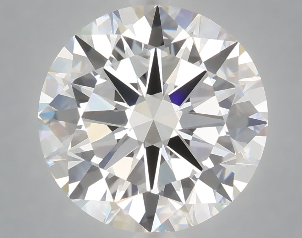 5.00 Carat Round Shaped, Excellent Cut, F Color, VVS2 Clarity, IGI Certified Lab Grown Diamond